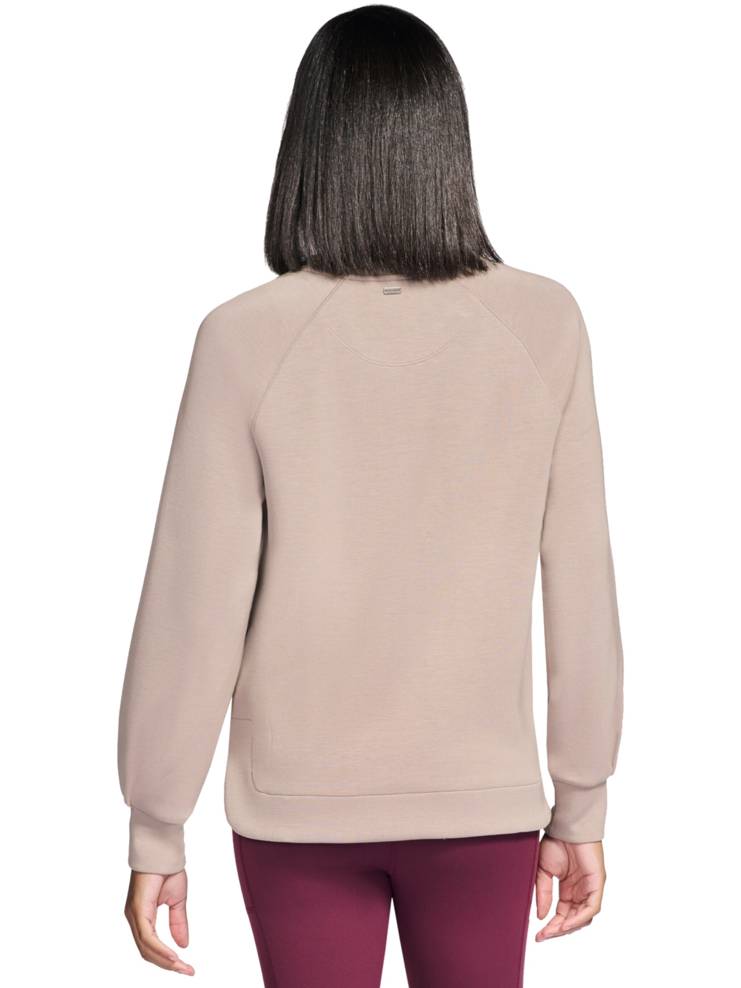 SKECHERS Sweatshirt 'Skechers Skechluxe Elevate Crewneck' in Beige