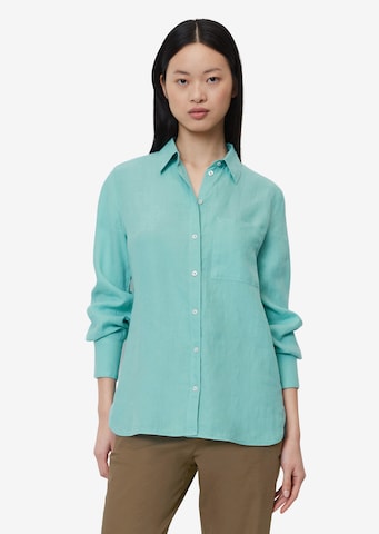 Marc O'Polo Blouse in Blauw: voorkant