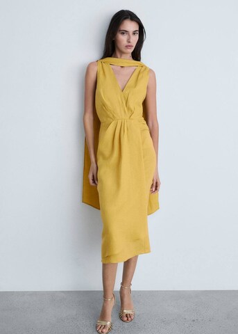 MANGO Kleid in Gelb