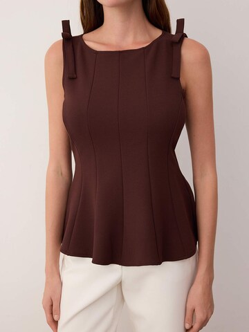 Trendyol Блузка в Коричневый