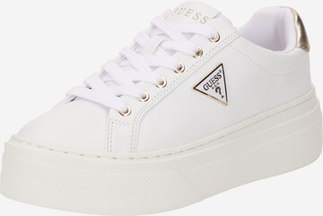 Baskets basses 'AMERA' GUESS en blanc : devant