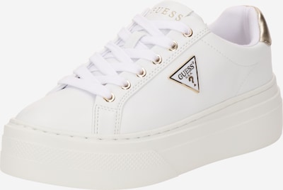 GUESS Sneaker 'AMERA' in gold / weiß, Produktansicht