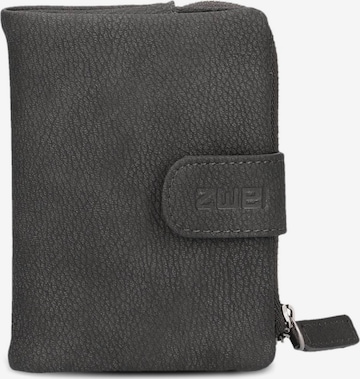 ZWEI Portemonnaie 'Mademoiselle' in Grau: Vorderseite