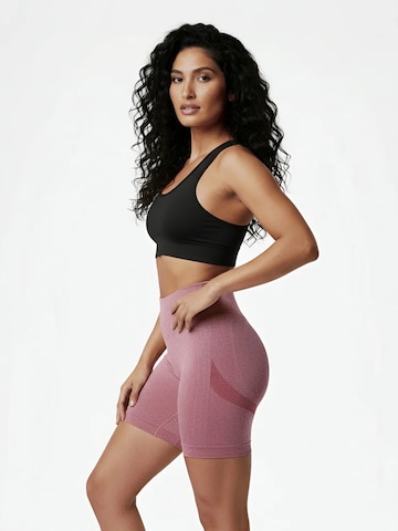 Shapetape Slimfit Leggings 'High Waist Sport Short' in Roze