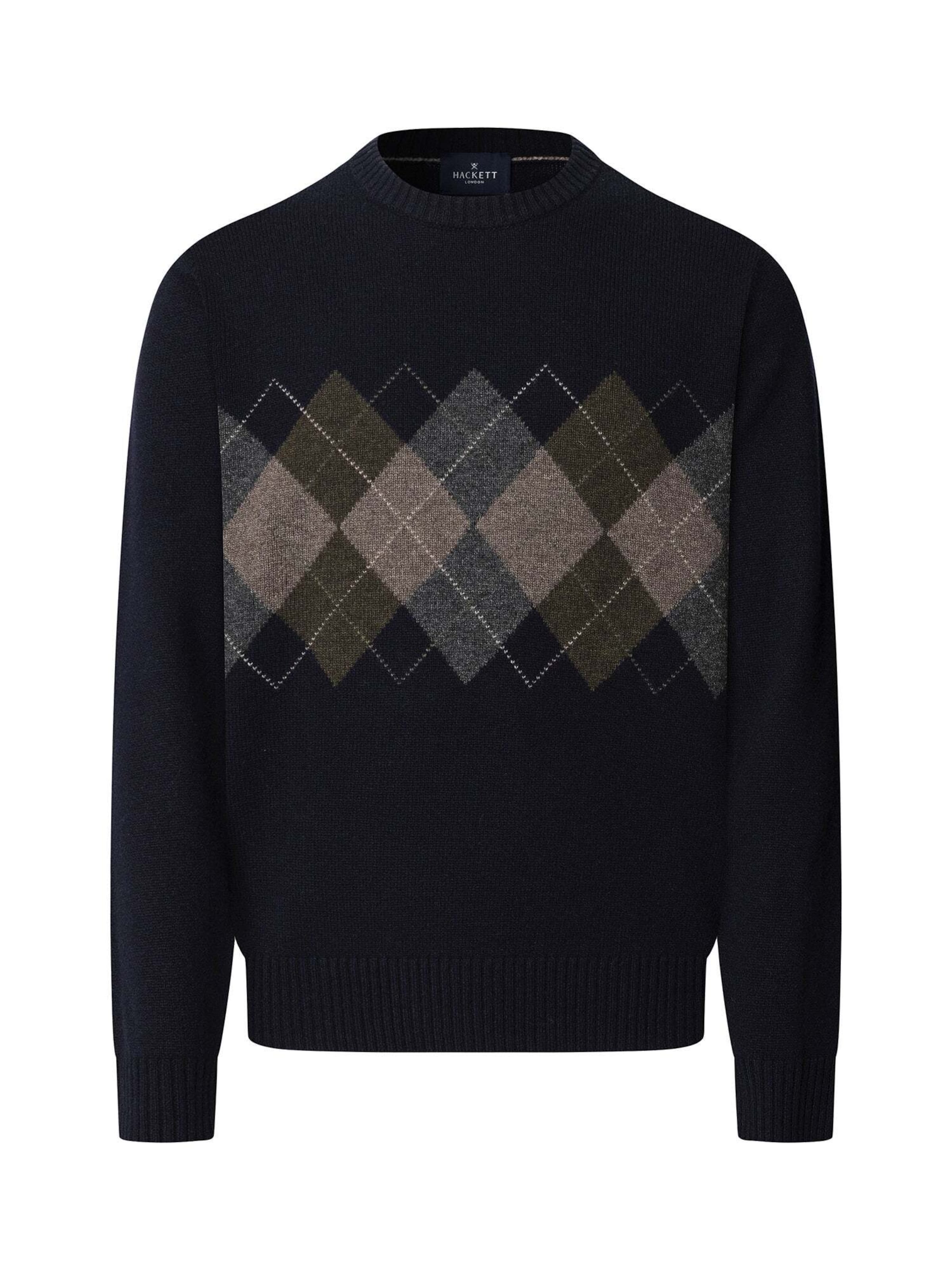 Hackett London Trui in Blauw: voorkant