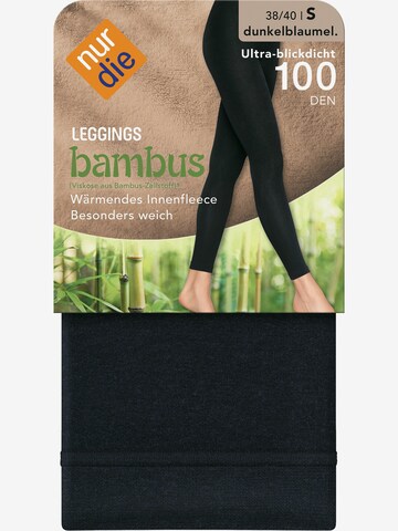 Nur Die Slim fit Leggings ' Bambus 100 Den ' in Blue