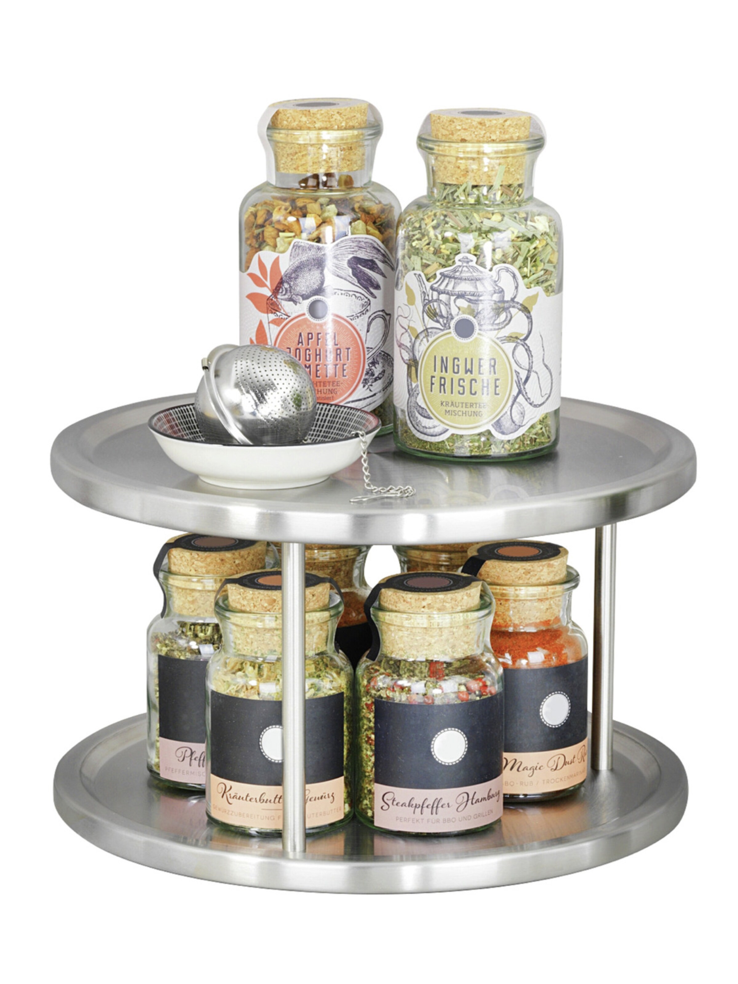 Wenko Shelf 'Duo' in Silver