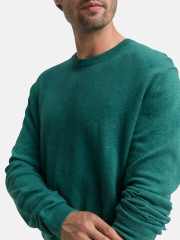 TOM TAILOR Sweater in Green