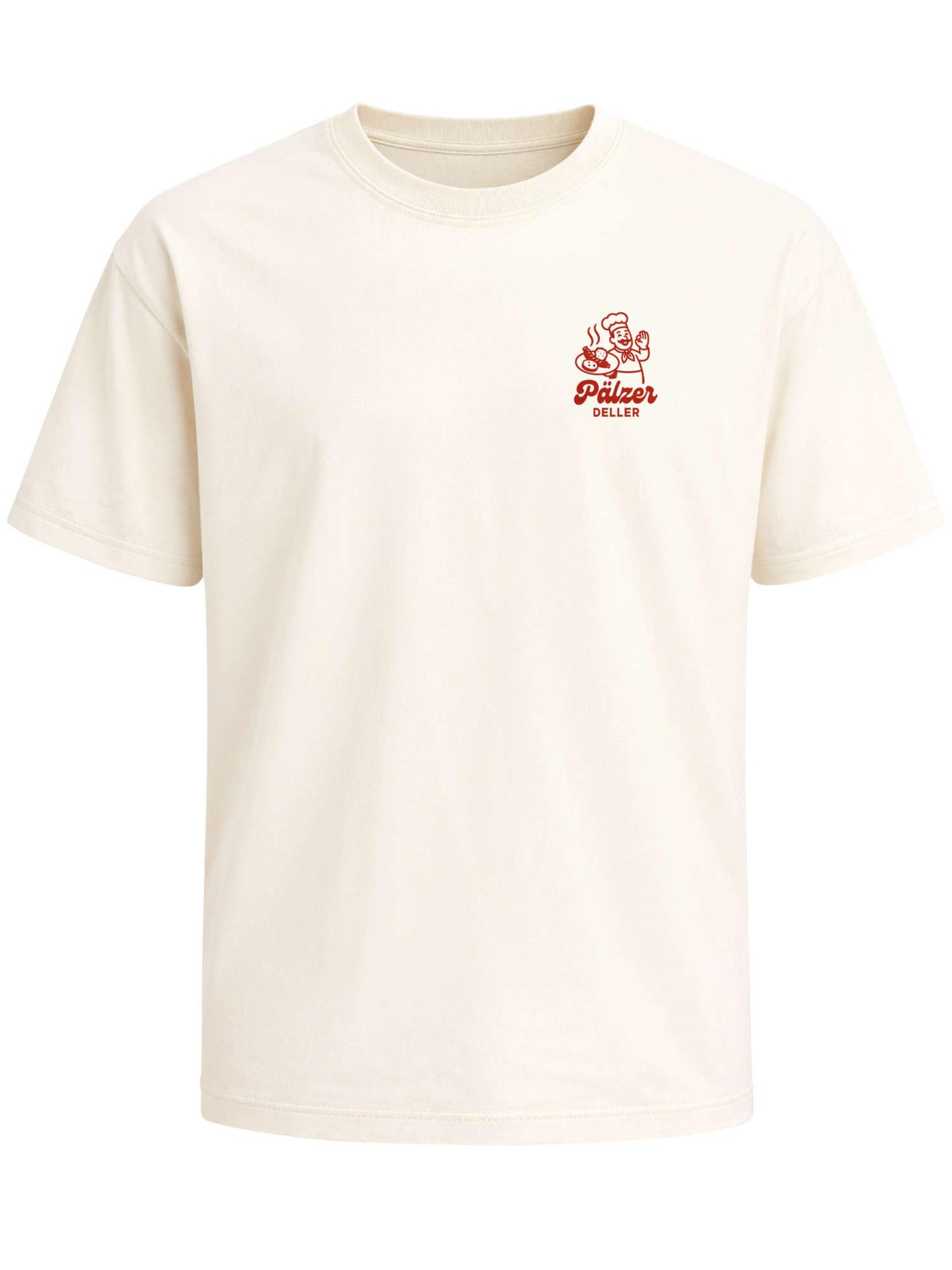 Neverless Shirt 'Pälzer Deller' in Beige