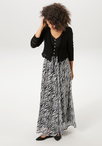 Aniston CASUAL Strickjacke in Schwarz