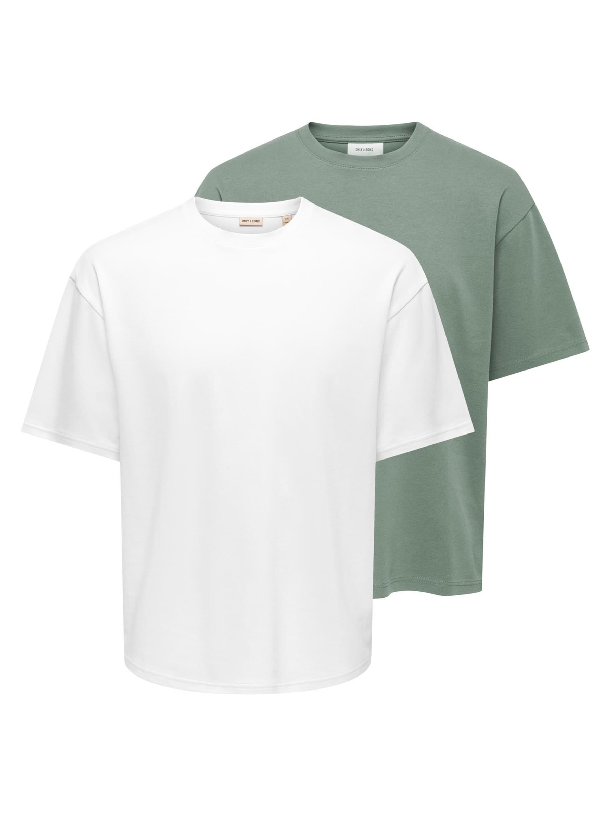 Only & Sons Shirt 'Caspian' in Weiß: Vorderseite