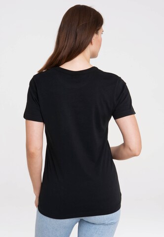 LOGOSHIRT T-Shirt 'Simpsons - Homer Simpson' in Schwarz