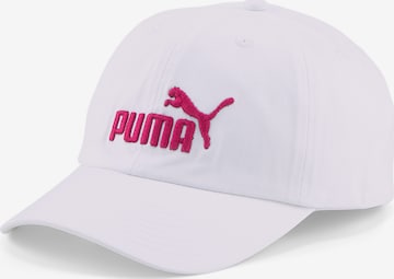 Casquette PUMA en blanc : devant