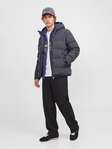 JACK & JONES Winter jacket 'JJSAGE' in Grey