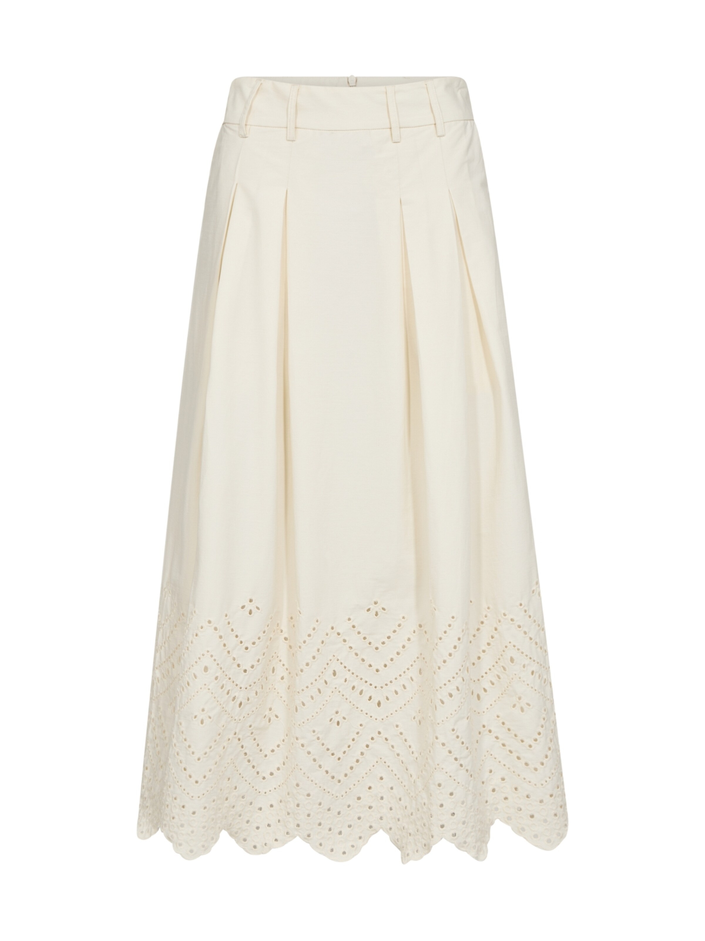 Gonna ' Poppy' di co'couture in beige: frontale