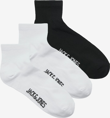 Chaussettes 'LEON' JACK & JONES en noir : devant