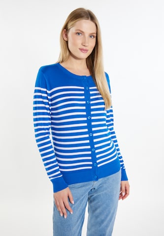 DreiMaster Maritim Knit cardigan in Blue: front