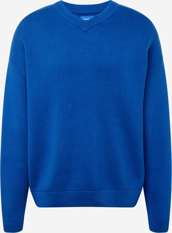 JACK & JONES Trui 'DIMENSION' in Blauw: voorkant