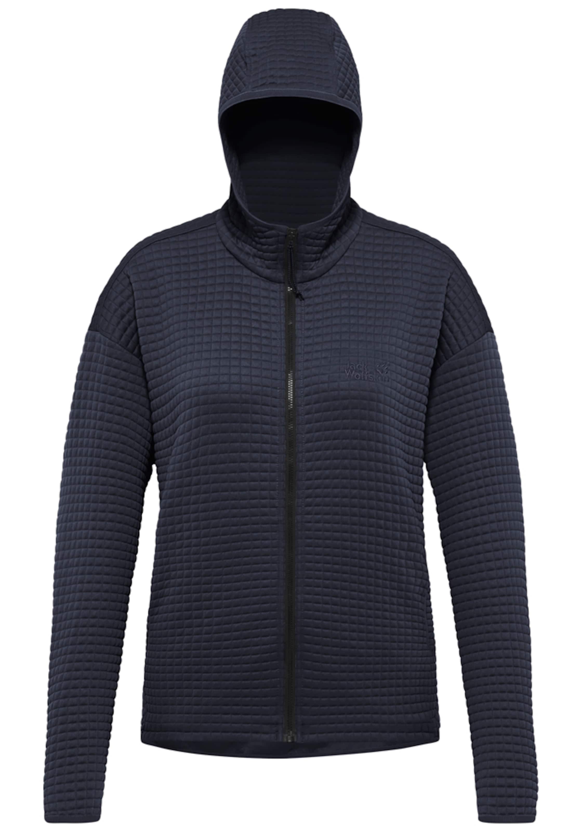 JACK WOLFSKIN Fleece Jacket in Blue