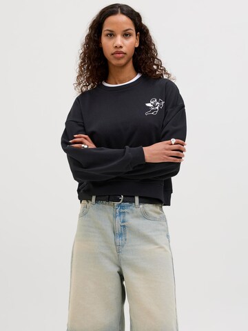 Sweat-shirt 'JXValentine' JJXX en noir : devant