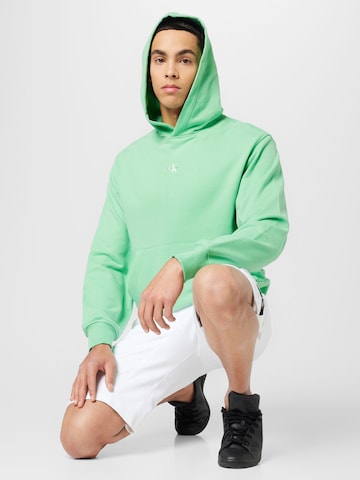 Calvin Klein Jeans Суичър в зелено