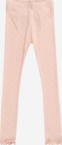 Lil ' Atelier Kids Skinny Leggings 'NMFGAGO FIA' in Pink: front