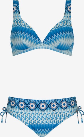 SUNFLAIR Klassisch Bikini in Blau: Vorderseite