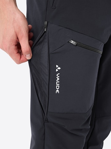 VAUDE Regular Outdoor trousers 'Badile III' in Black