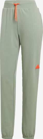 ADIDAS PERFORMANCE Workout Pants 'City Escape' in Green / Orange, Item view