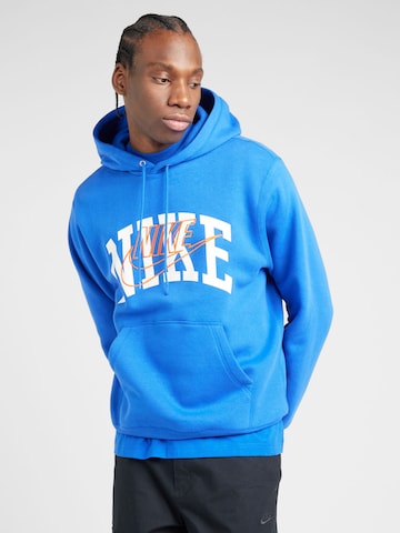 Nike SportswearSweater majica 'CLUB' - plava boja: prednji dio