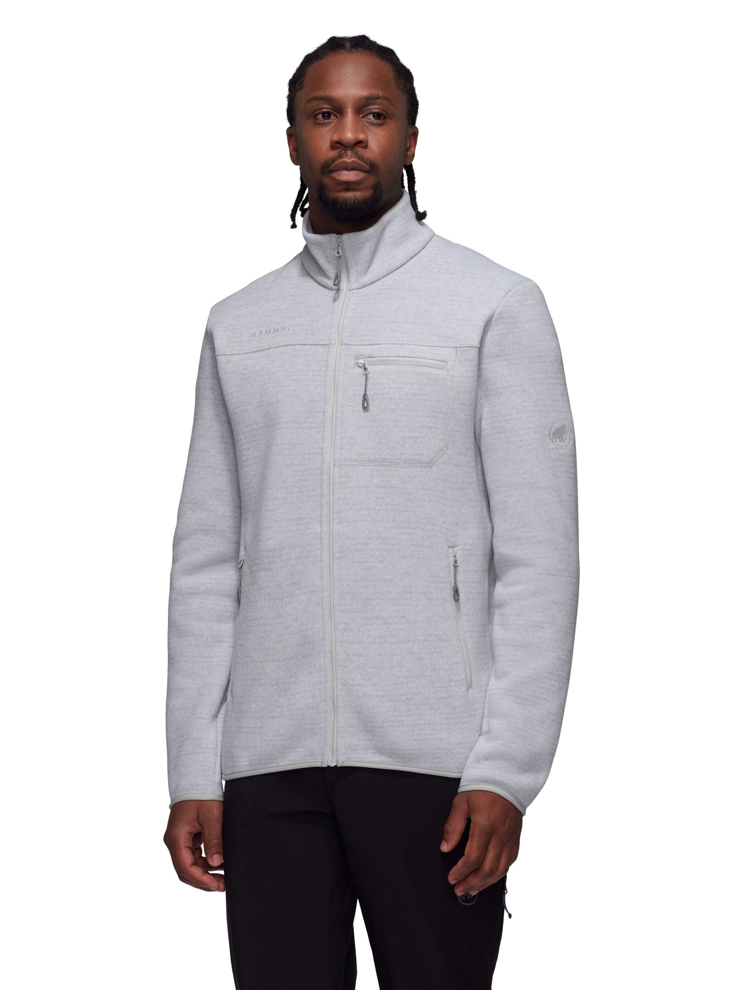 MAMMUT Funktionsfleecejacke ‘Arctic IV’ in Grau: Vorderseite