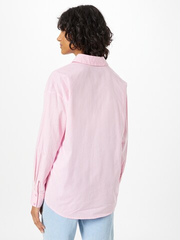 PIECES Bluse in Pink