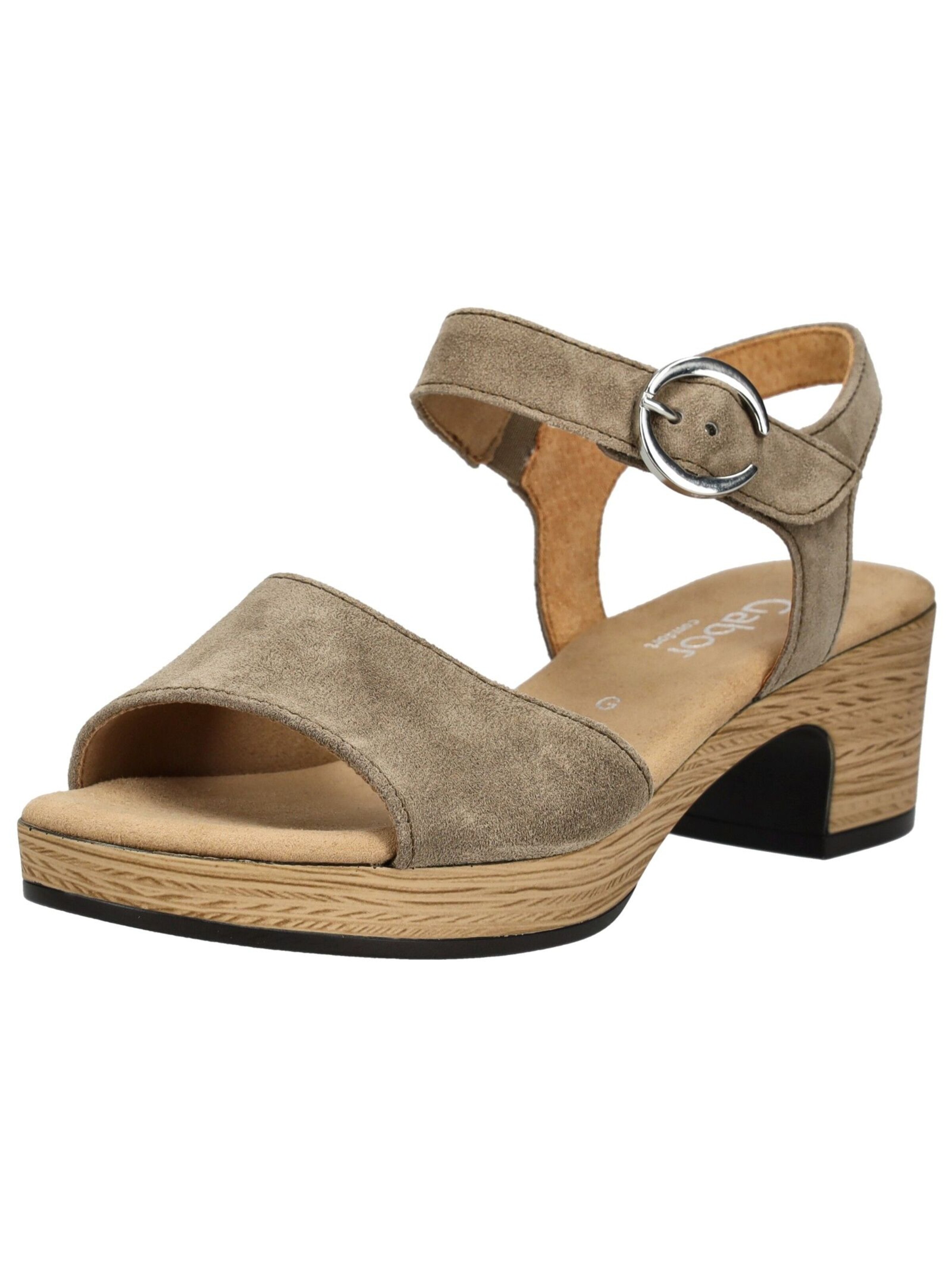 Sandales GABOR en marron : devant