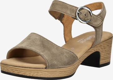 GABOR Sandale in Braun: Vorderseite