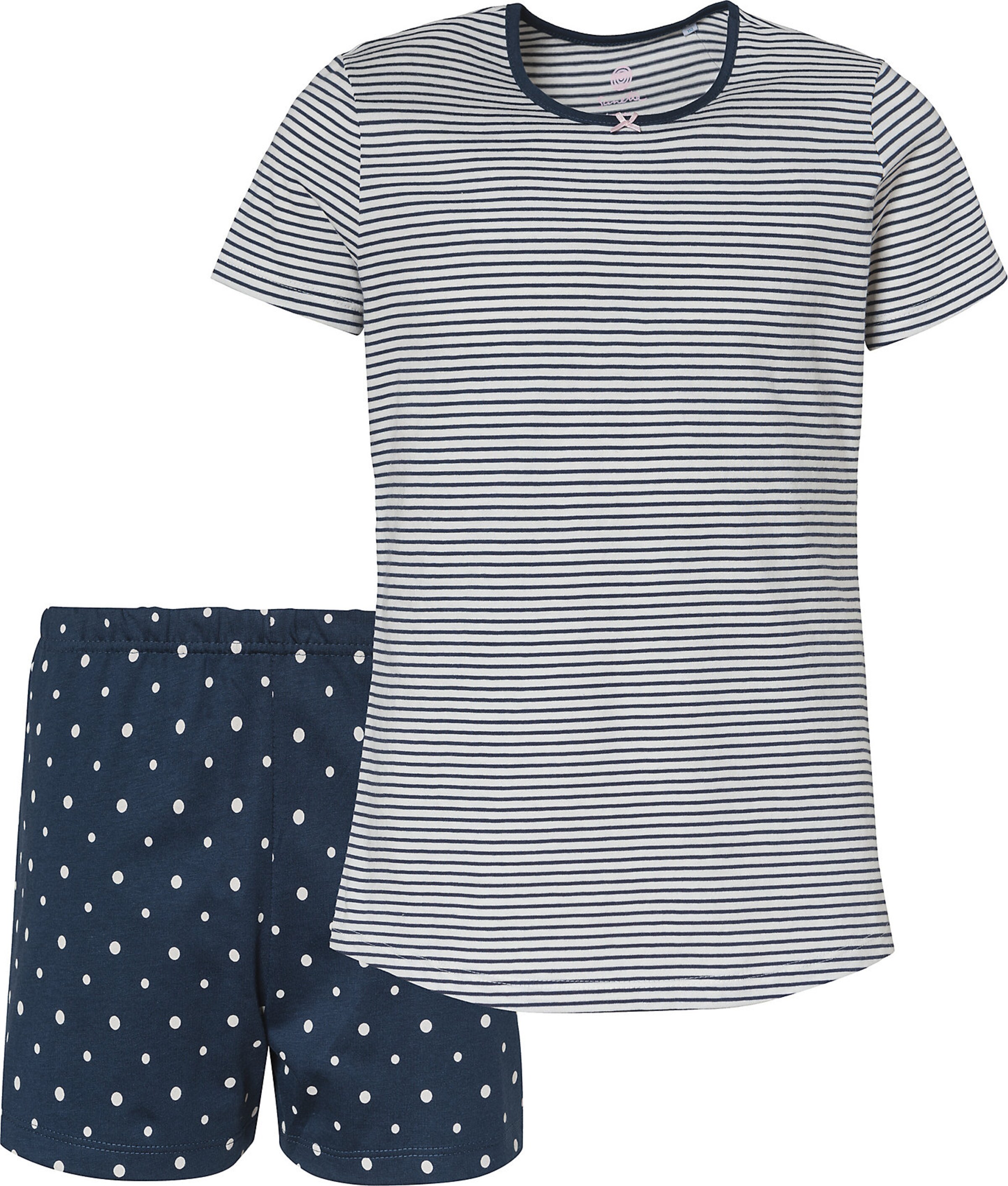 Sanetta Nachtkledij in Blauw: voorkant