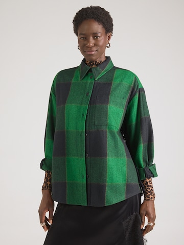 Essentiel Antwerp Pluus 'Joy', värv roheline: eest vaates