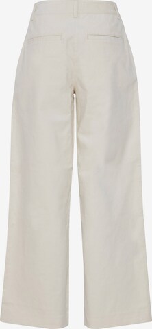 Wide leg Pantaloni di ICHI in beige