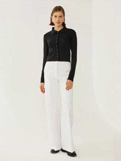 Hiccup Cardigan en S en noir, Vue avec produit
