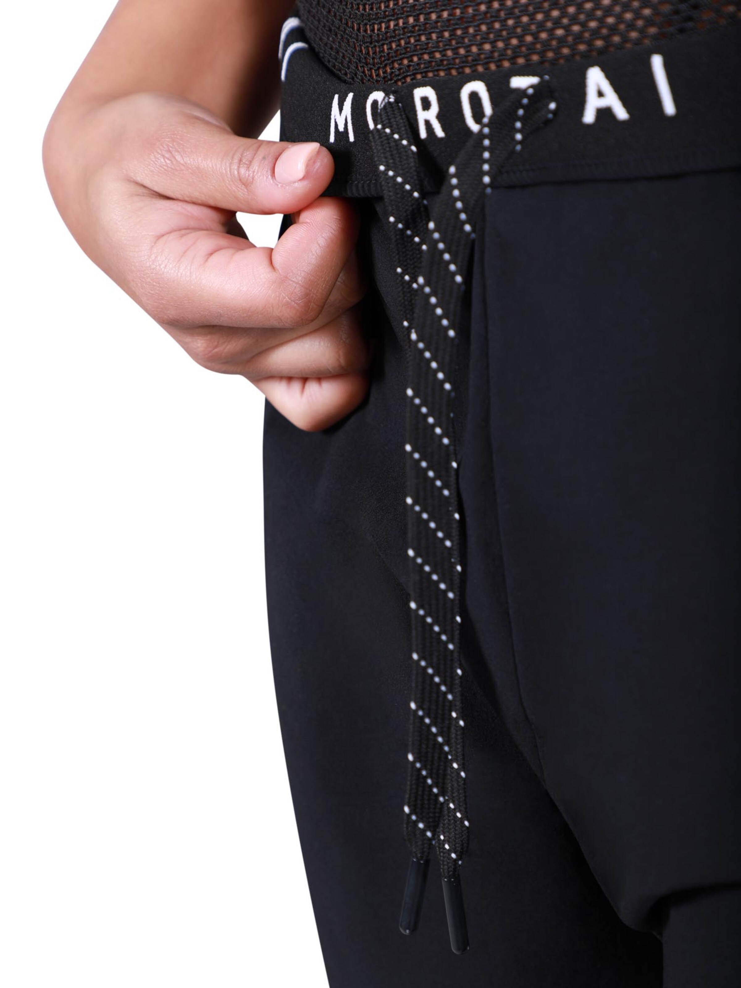 MOROTAI Tapered Sportbyxa 'Kansei' i svart