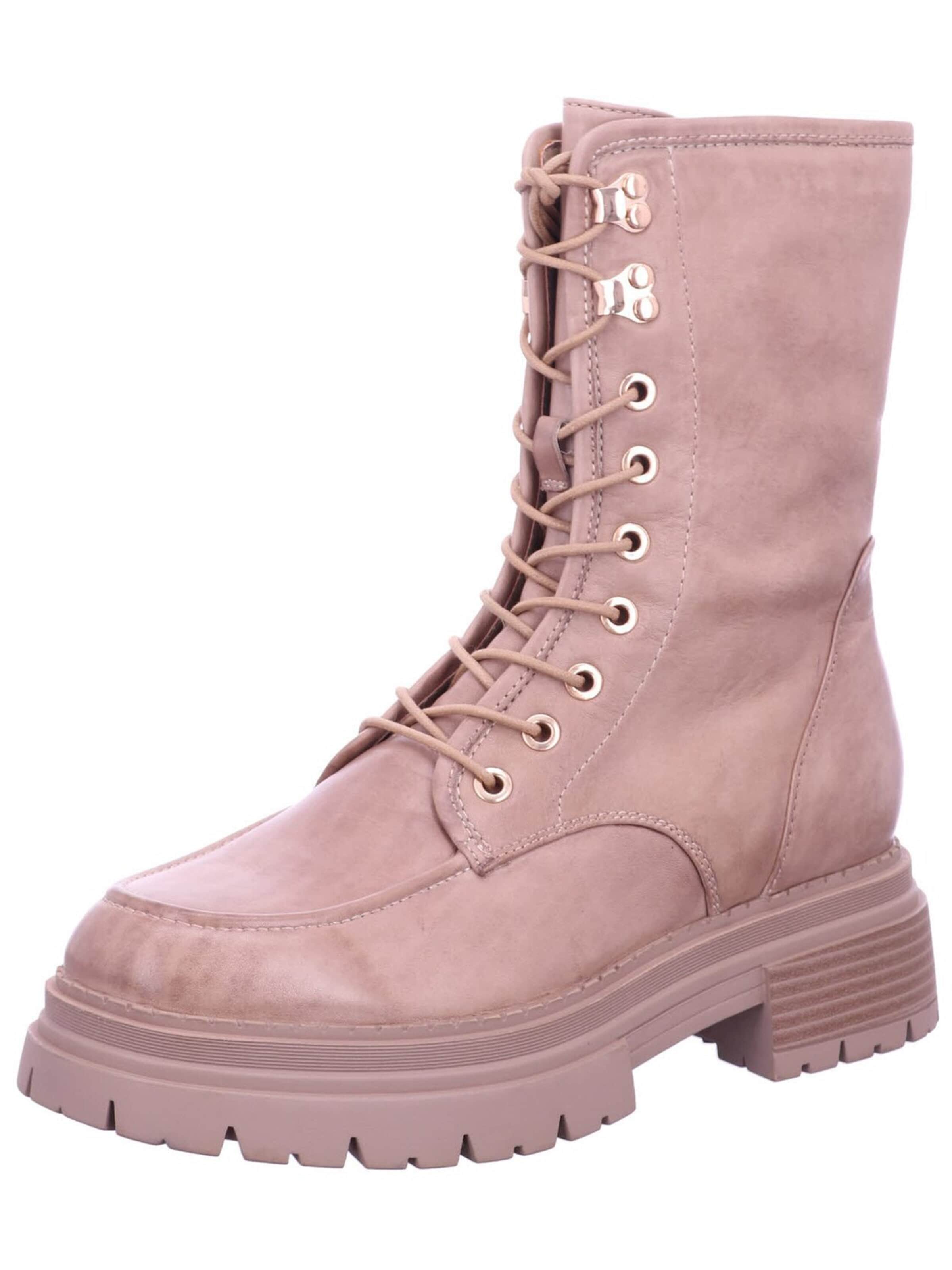 Bottes à lacets 'Stiefeletten/Boot Damen BLAZEY-06 Echtleder in braun' Regarde le Ciel en marron : devant