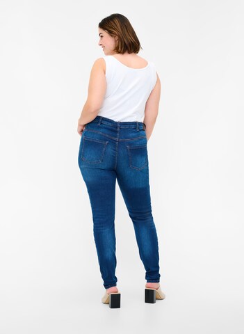 Zizzi Skinny Jeans 'AMY' i blå