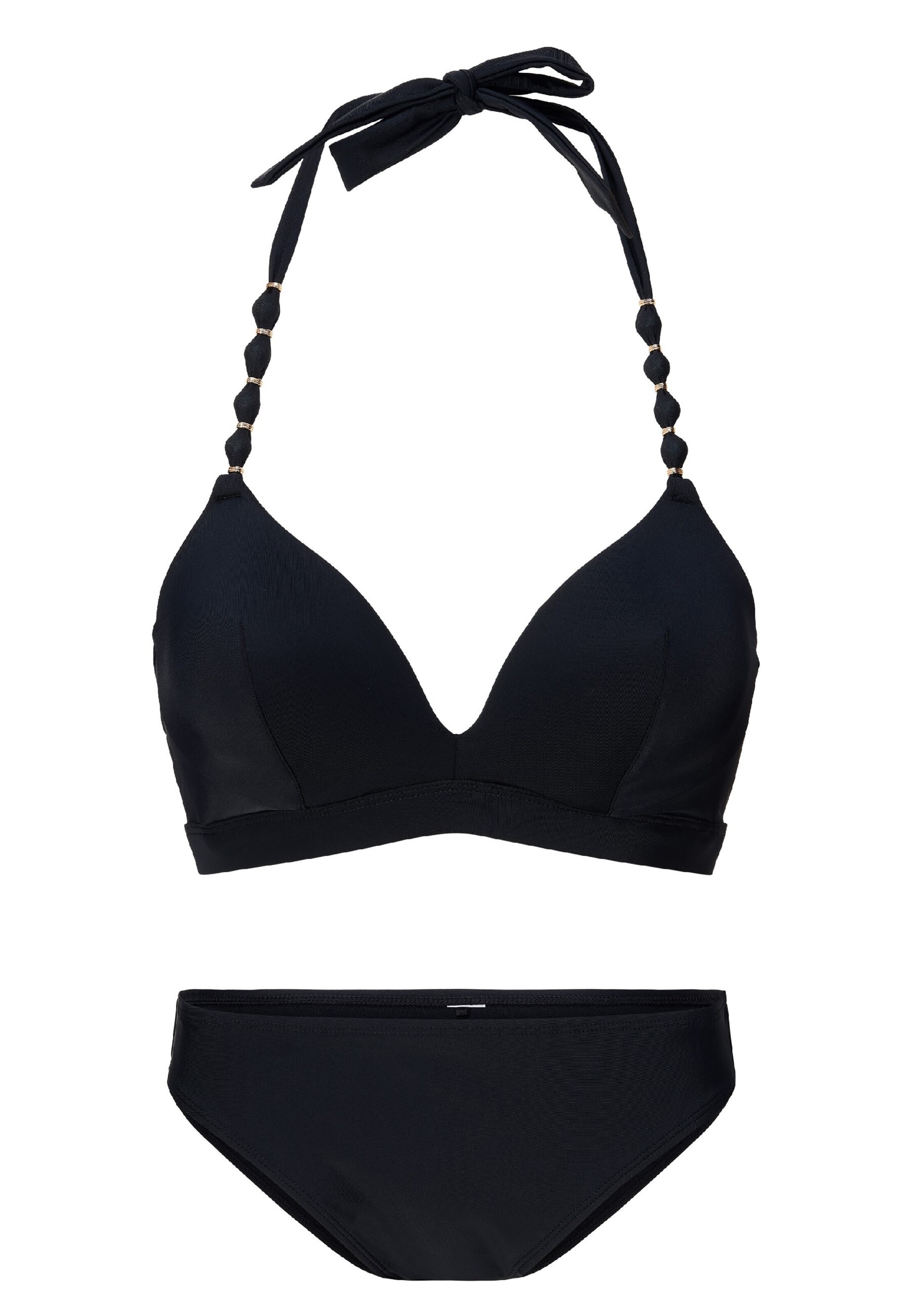 LingaDore - Triángulo Bikini en negro: frente