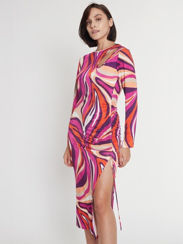 Ana Alcazar Dress ' Priely ' in Mixed colours: front