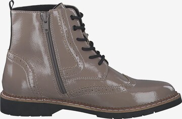 s.Oliver Lace-Up Ankle Boots in Grey