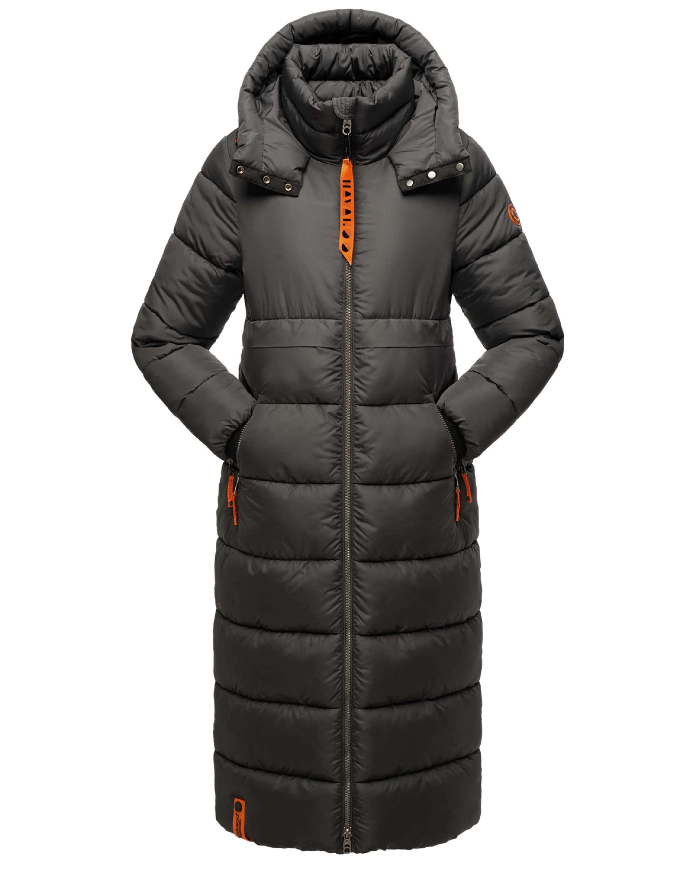 NAVAHOO Winter coat in Grey: front