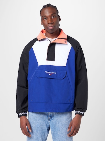 Veste mi-saison Tommy Jeans en bleu : devant