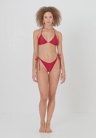 LSCN by LASCANA Bikini hlačke | rdeča barva