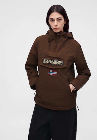 NAPAPIJRI Funktionsjacke 'Rainforest' in Braun