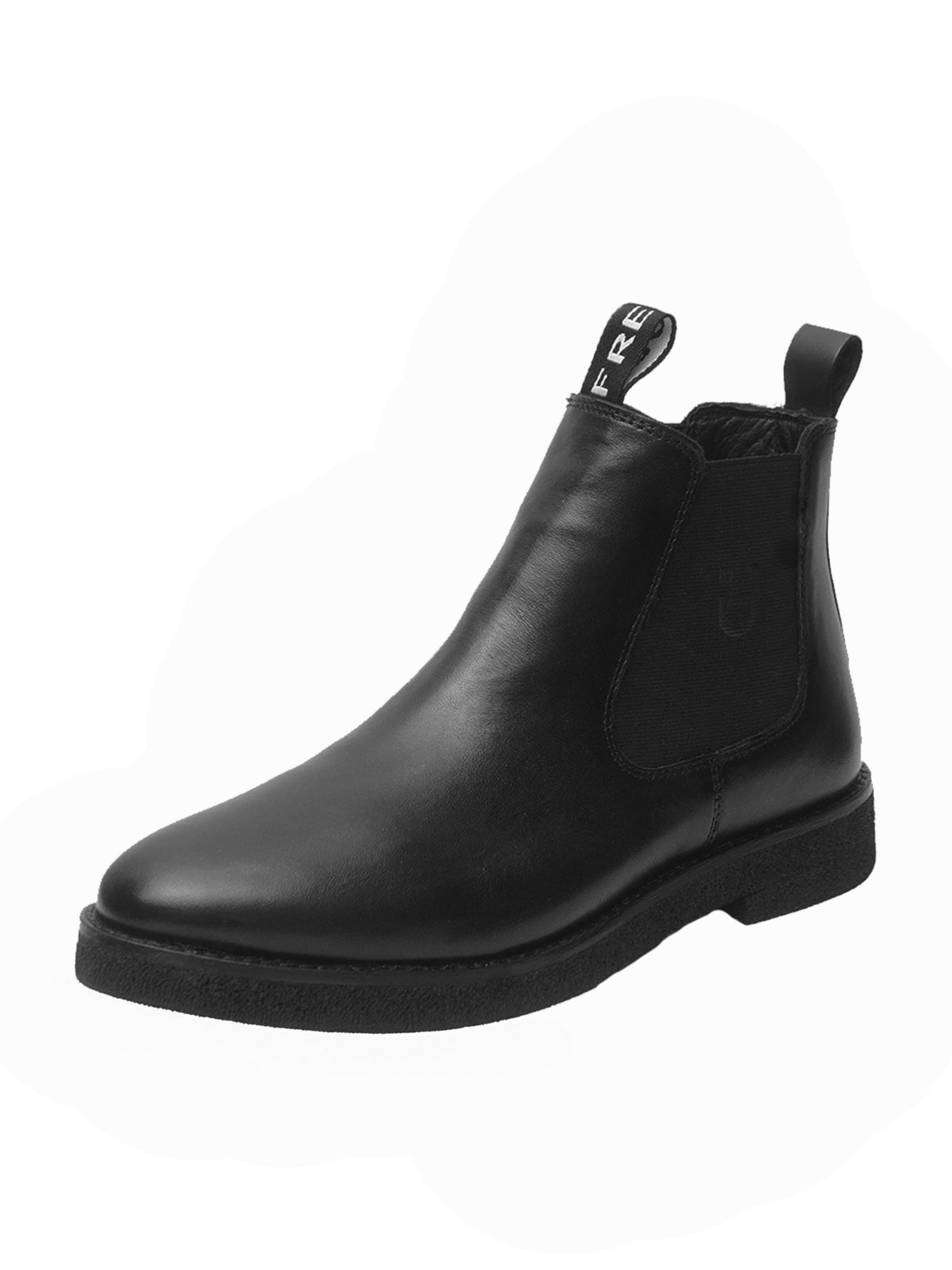 FREUDE Chelsea Boots 'BIMBA' in Schwarz: Vorderseite