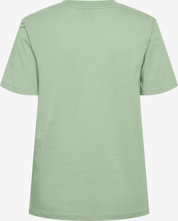 PIECES Majica 'RIA' | zelena barva